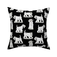 Playful Wire Fox Terrier - black