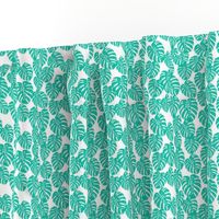 monstera // tropical exotic summer palm print trendy kids summer print