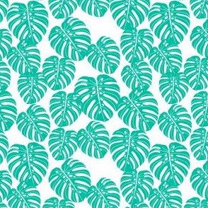monstera // tropical exotic summer palm print trendy kids summer print