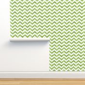 Glitter Chevron Green