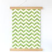 Glitter Chevron Green