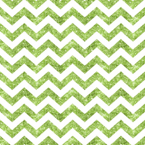 Glitter Chevron Green