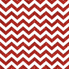 Glitter Chevrons Red