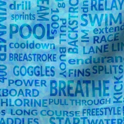 Swimming Word Cloud