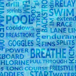 Swimming Word Cloud