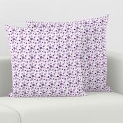 2x2-Inch Repeat of Purple Dandy Dots to Match Lavender Whispering Daydreams