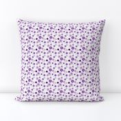 2x2-Inch Repeat of Purple Dandy Dots to Match Lavender Whispering Daydreams