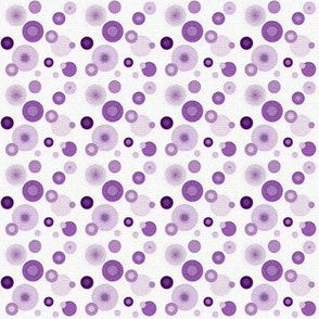 2x2-Inch Repeat of Purple Dandy Dots to Match Lavender Whispering Daydreams