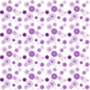 2x2-Inch Repeat of Purple Delightful Dots to Match Lavender Whispering Daydreams