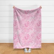 Ancient Modern Watercolor Maze Pink Large