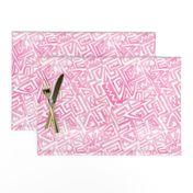 Ancient Modern Watercolor Maze pink 