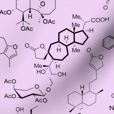 Molecules - Pink - Large