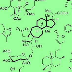 Molecules - Mint Green - Large