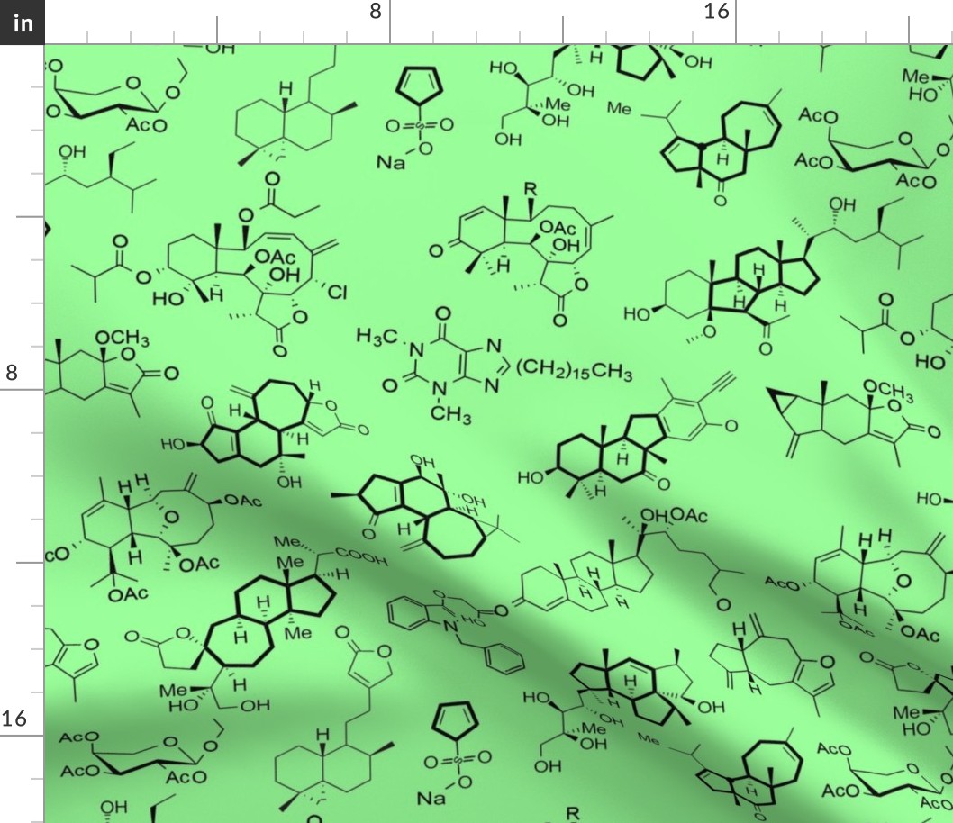 Molecules - Mint Green - Large