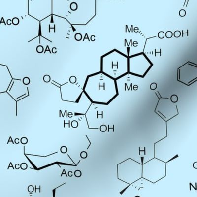 Molecules // Blue // Large