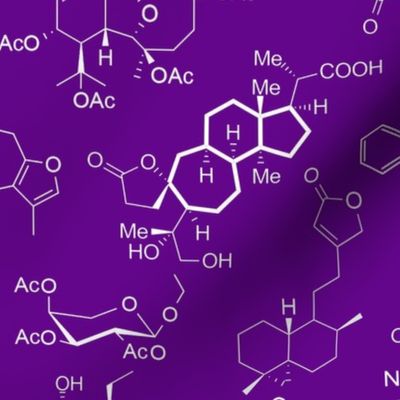 Molecules - Purple - Large