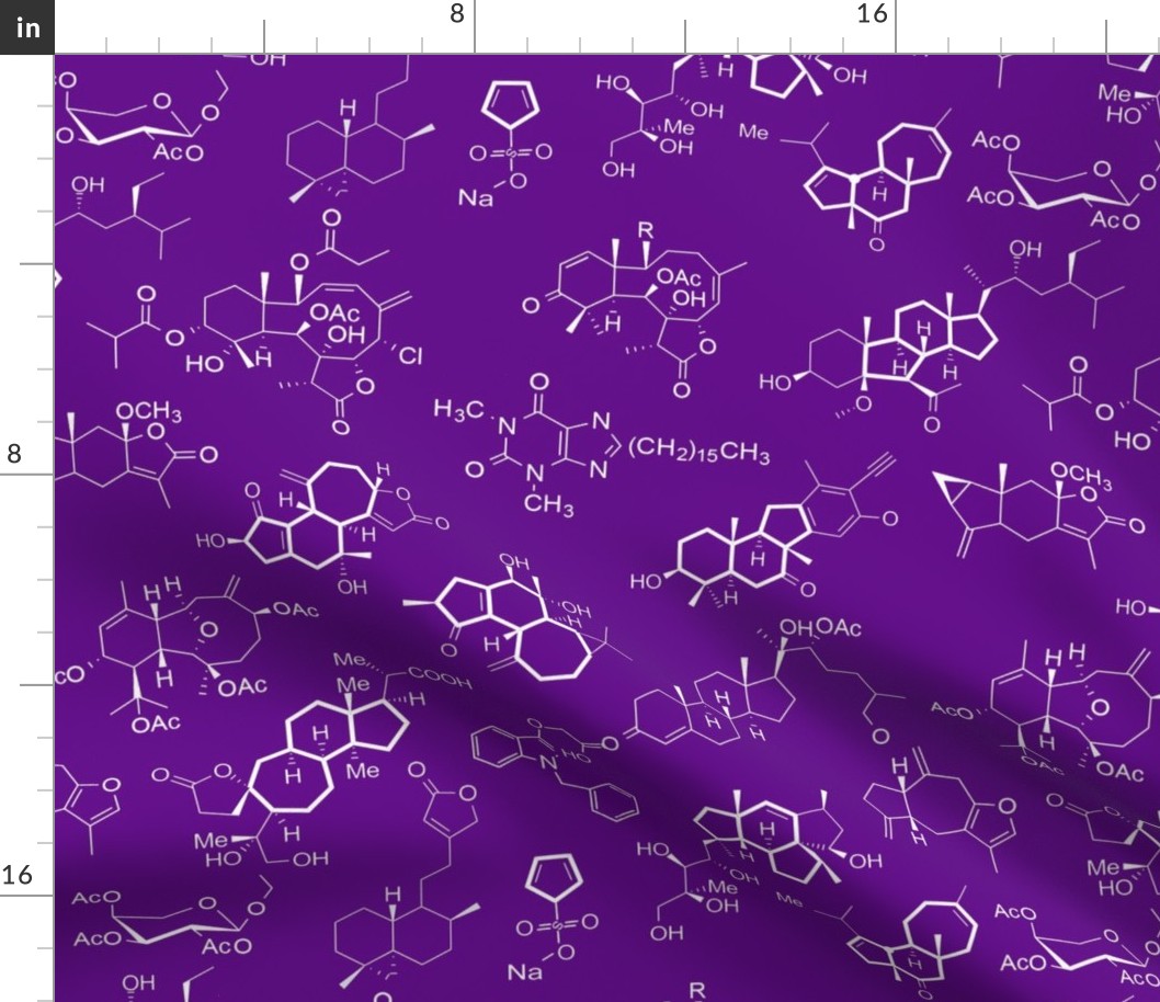 Molecules - Purple - Large