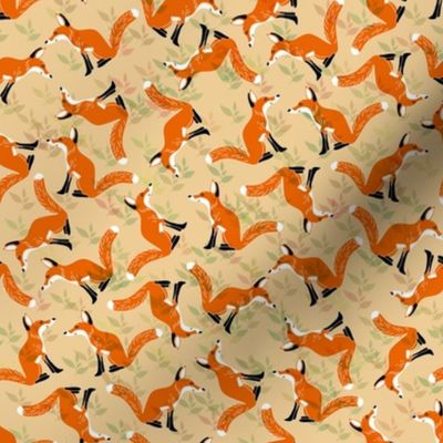 Camouflaged Foxes Rust