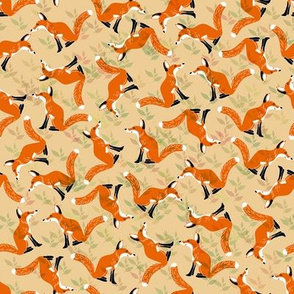 Camouflaged Foxes Rust