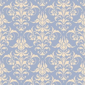 The Joan Damask ~ Alabaster on Henriette