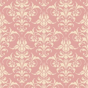 The Joan Damask ~ Alabaster on Georgina