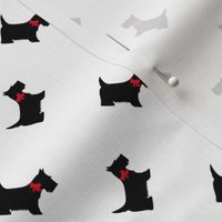 Scottie Dogs with Red Bows