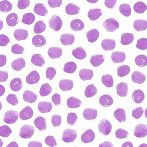 dots purple painted polka dot