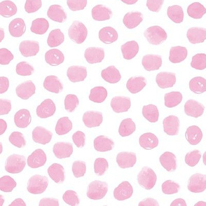 dots painted minimal polka dots pastel pink dot