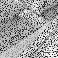 dalmatian print animal print brushstroke painterly dots abstract black and white 