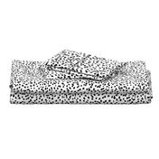 dalmatian print animal print brushstroke painterly dots abstract black and white 