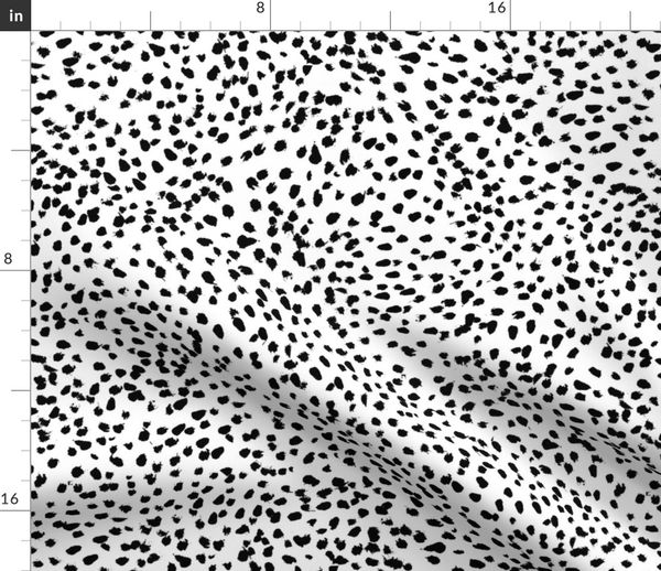 dalmatian print animal print brushstroke - Spoonflower