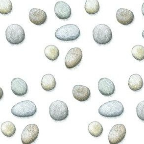 pebbles-pencil drawing