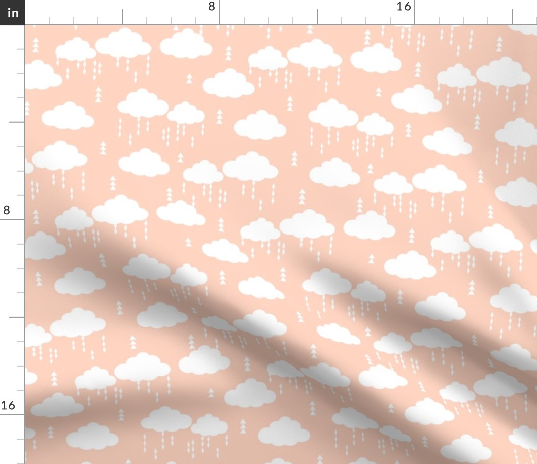 clouds blush rainclouds rain cloud girls nursery baby