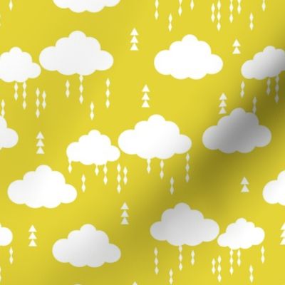 clouds rain raincloud cloud yellow bright kids nursery baby