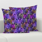 PRECIOUS GLITTER CAT Neon purple lavender violet