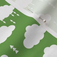 raincloud green cloud clouds kids rain