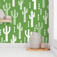cactus bright green southwest desert triangles texture