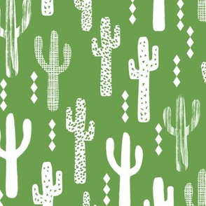 cactus bright green southwest desert triangles texture