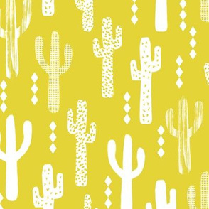 cactus bright yellow southwest desert nursery