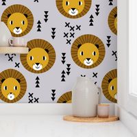 lion safari kids zoo lions grey boy boys room boys nursery