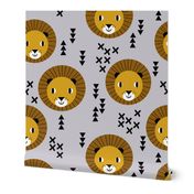 lion safari kids zoo lions grey boy boys room boys nursery