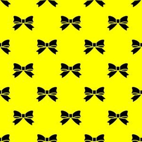 Black Bows on Yellow