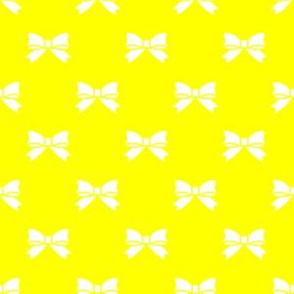 White Bows on Yellow