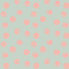 Watercolour Dots Spearmint