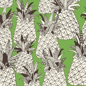 pineapple palm green