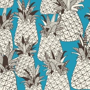 pineapple summer blue
