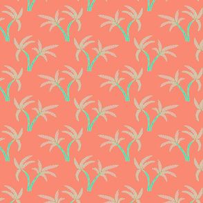 Twin Palms in Coral