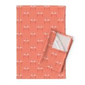 Pink Flamingoes on Coral