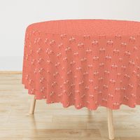 Pink Flamingoes on Coral