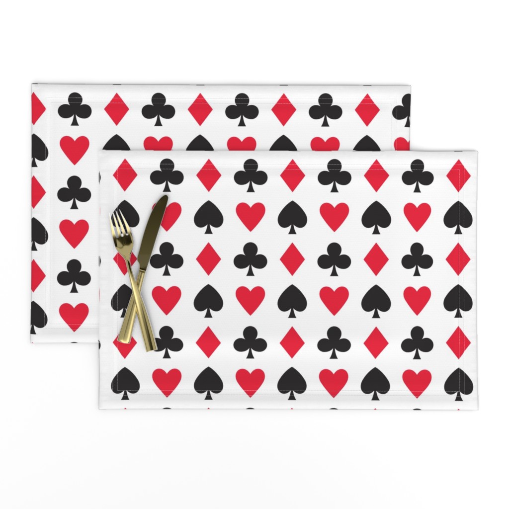 In Wonderland: Hearts, clubs, diamonds, & spades